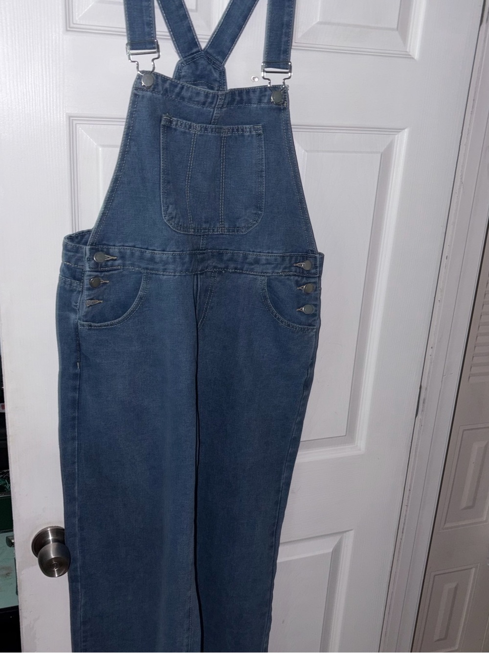 Women's Classic Denim Overalls - Blue